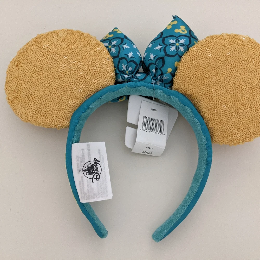 Last One!! NWT! Disney Parks Salut Limencello Lemon Minnie Ears Epcot Italy - Picture 7 of 12